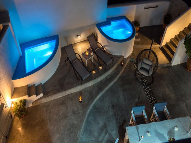 Nereids Villa Santorini Megalochori  Exterior foto