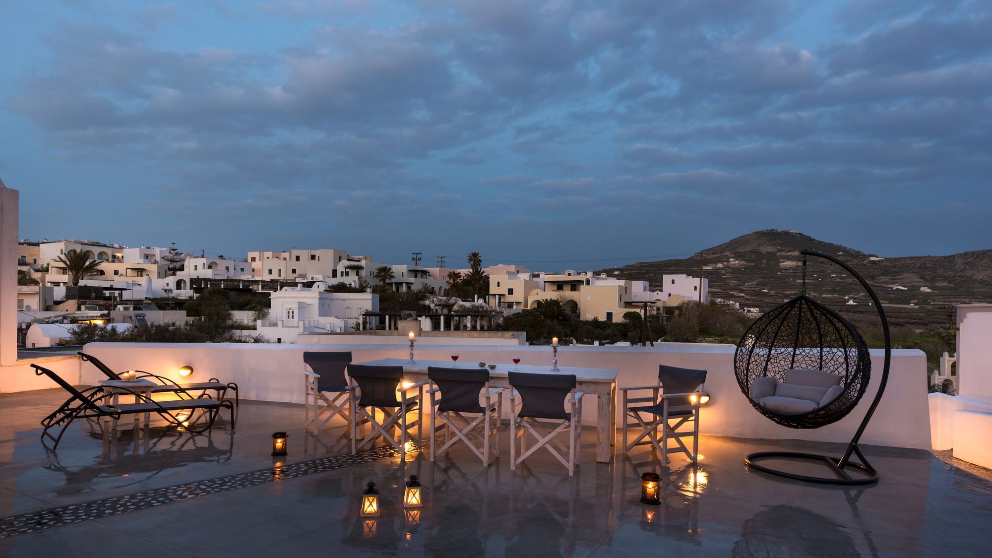 Nereids Villa Santorini Megalochori  Exterior foto