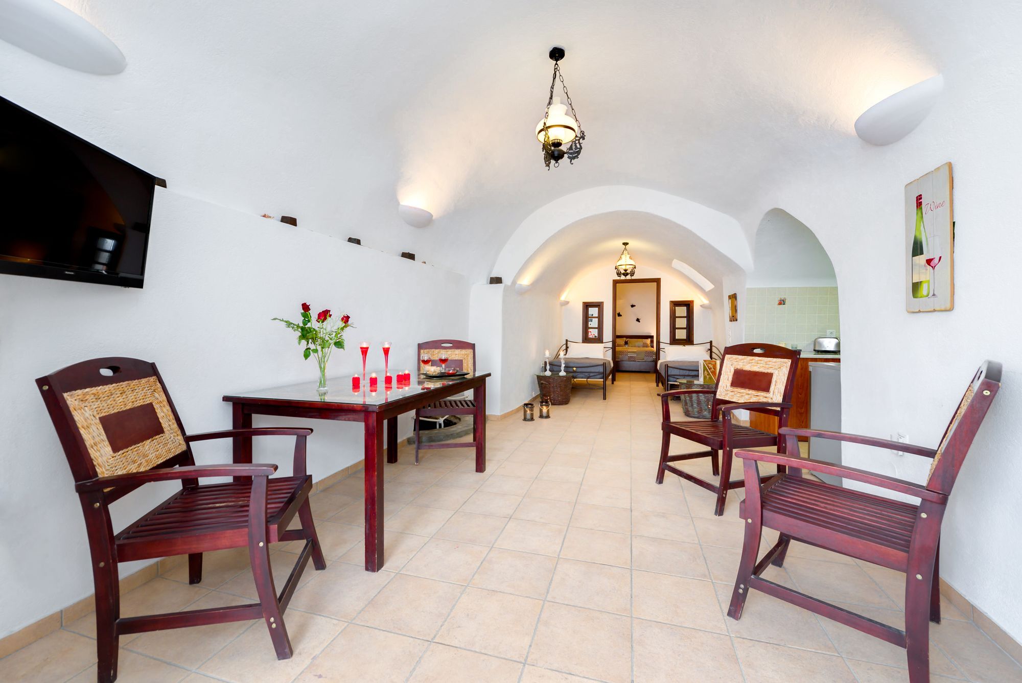 Nereids Villa Santorini Megalochori  Exterior foto