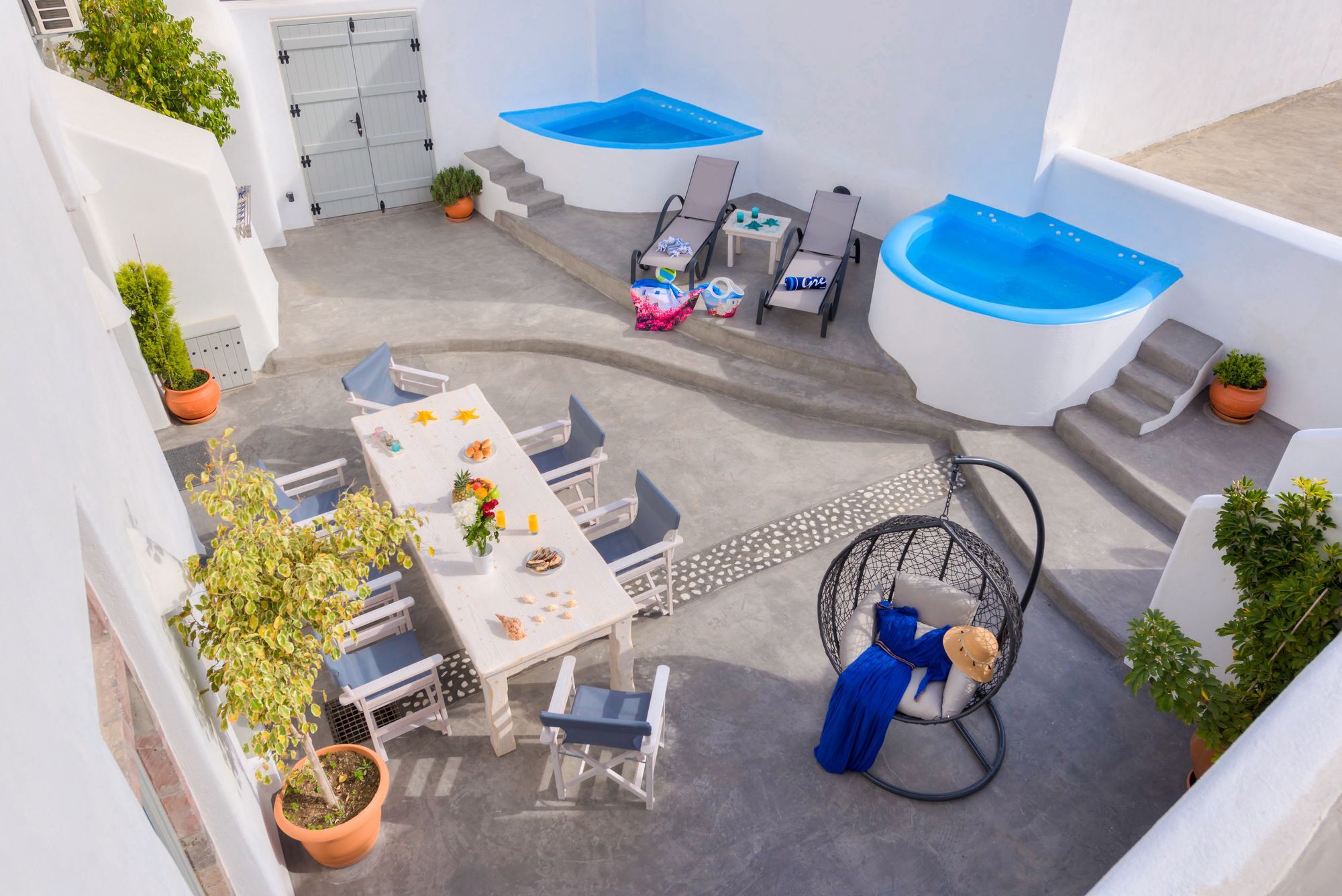 Nereids Villa Santorini Megalochori  Exterior foto